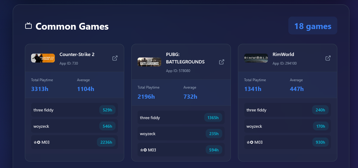 Gamefinder Screenshot