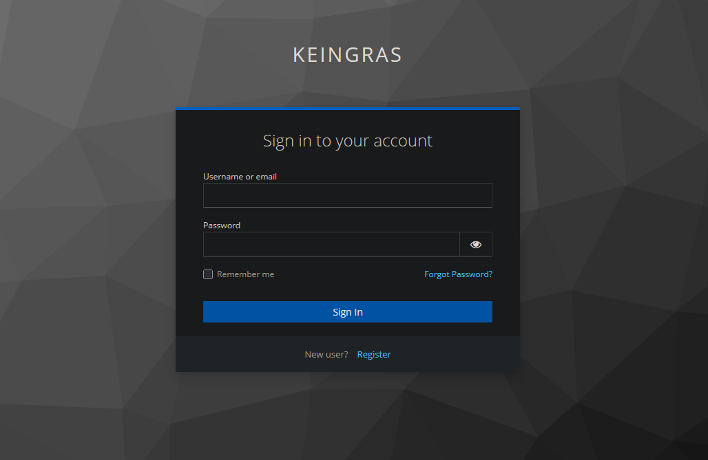 Login Screenshot